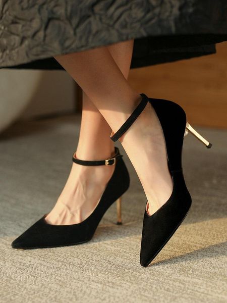 eshtonshero women's pumps mary janes pointed toe thin high heel elegant fashion shoes 2021 ankle strap spring lady dress, Black
eshtonshero women's pumps mary janes pointed toe thin high heel elegant fashion shoes 2021 ankle strap spring lady dress, Black