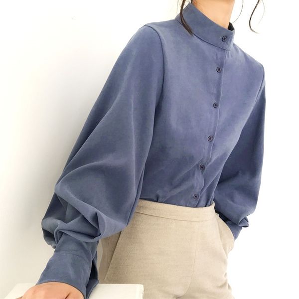 women's two piece pants black spring casual women shirt o neck long lantern sleeves solid button loose office lady style fashion b, White
women's two piece pants black spring casual women shirt o neck long lantern sleeves solid button loose office lady style fashion b, White