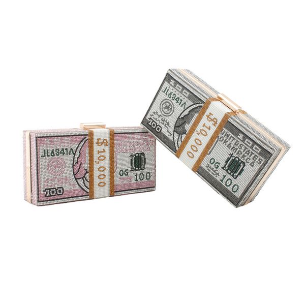 women crystal money usd bags dollar design luxury diamond evening bags party purse clutch bags wedding dinner purse and handbags
women crystal money usd bags dollar design luxury diamond evening bags party purse clutch bags wedding dinner purse and handbags