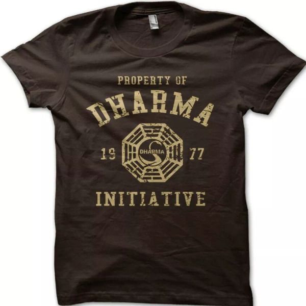 dharma initiative 1977 tv series lost printed t-shirt 8997, White;black
dharma initiative 1977 tv series lost printed t-shirt 8997, White;black