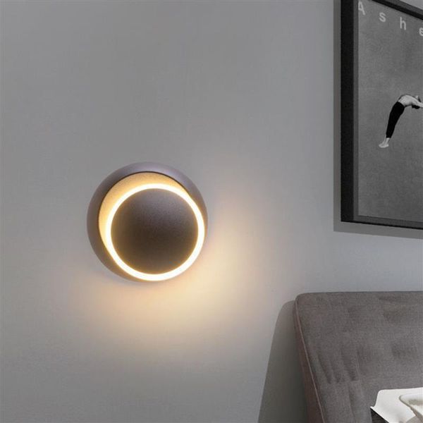led wall lamp 360 degree rotation adjustable bedside lights white black creative modern aisle round
led wall lamp 360 degree rotation adjustable bedside lights white black creative modern aisle round