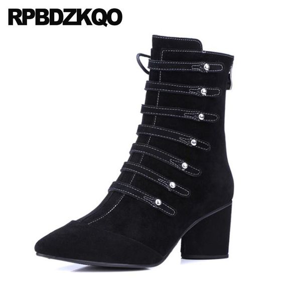 boots 2021 fall casual comfortable winter lace up high heel black shoes women chunky ankle suede fur pointed toe
boots 2021 fall casual comfortable winter lace up high heel black shoes women chunky ankle suede fur pointed toe