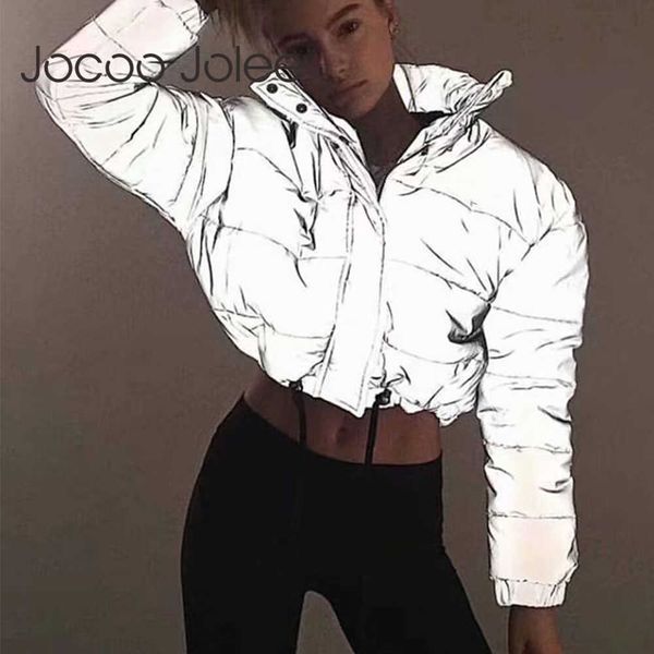 jocoo jolee women fashion night reflection jacket oversized cotton cropped coat warm thick overcoat loose zipper outwear 210619, Black;brown
jocoo jolee women fashion night reflection jacket oversized cotton cropped coat warm thick overcoat loose zipper outwear 210619, Black;brown