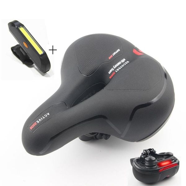 bike saddles comfortable seat waterproof wide bicycle saddle for women men cushion with taillight mtb road scooter
bike saddles comfortable seat waterproof wide bicycle saddle for women men cushion with taillight mtb road scooter
