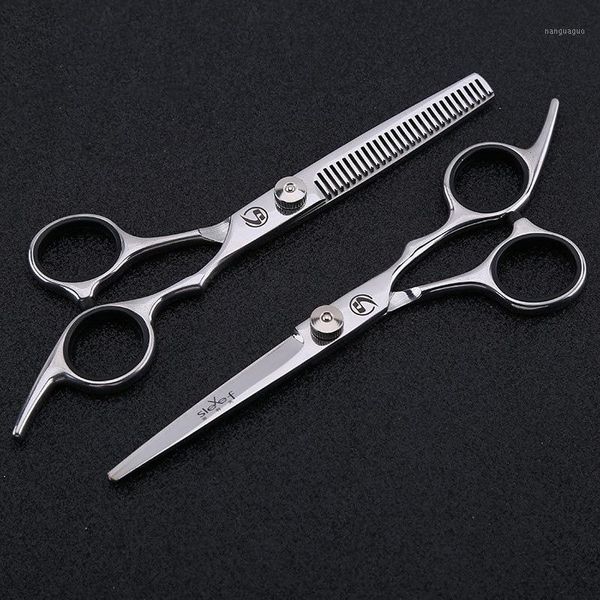 6inch hair scissors stainless steel salon hairdressing cutting thinning shears flat teeth blades styling tools home barber1
6inch hair scissors stainless steel salon hairdressing cutting thinning shears flat teeth blades styling tools home barber1