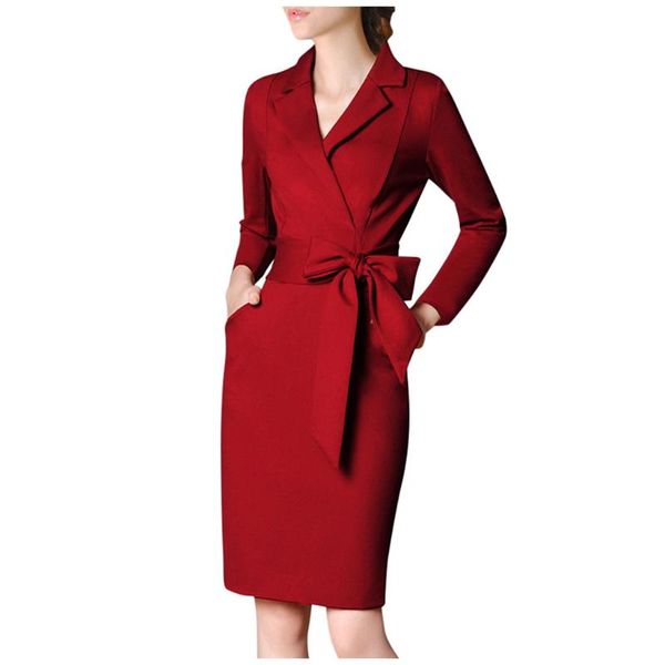 casual dresses office ladies business dress solid midi formal work pencil knee-length notched slim with sashes plus size, Black;gray
casual dresses office ladies business dress solid midi formal work pencil knee-length notched slim with sashes plus size, Black;gray