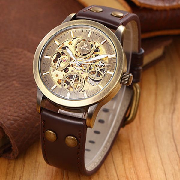watch shenhua / men's fashion leisure hollow out automatic mechanical, Slivery;brown
watch shenhua / men's fashion leisure hollow out automatic mechanical, Slivery;brown