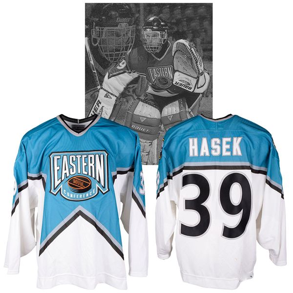 n #39 dominik hasek 1997 all star game hockey jersey or custom any name or number jersey, Black
n #39 dominik hasek 1997 all star game hockey jersey or custom any name or number jersey, Black