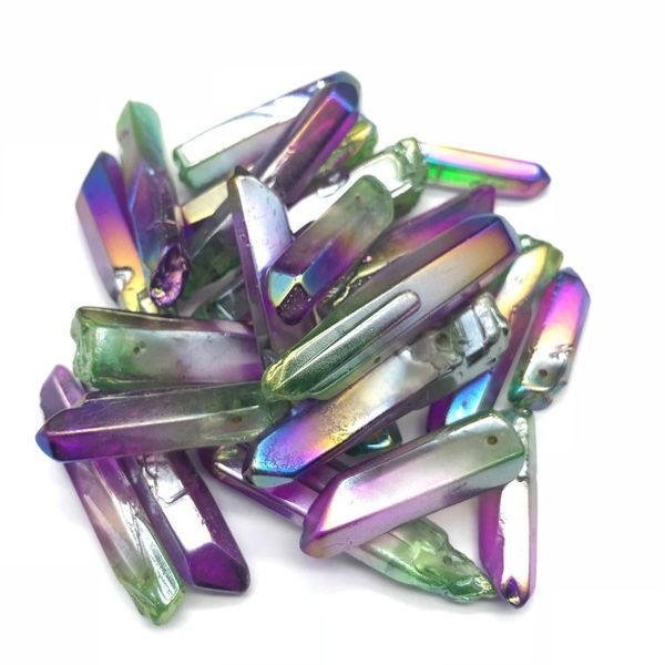 decorative objects & figurines 100g green and purple rainbow titanium aura lemurian quartz crystal point wholesale
decorative objects & figurines 100g green and purple rainbow titanium aura lemurian quartz crystal point wholesale