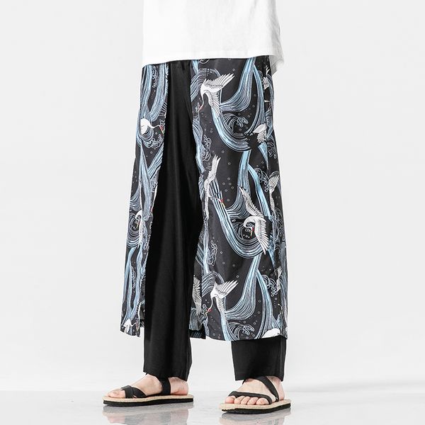 5XL Big Size Traditional Chinese Style Wid Leg Pants Ankle Length Japanese Streetwear Hip Hop Loose Fit Trousers Men Fashion, Black wide leg pants
5XL Big Size Traditional Chinese Style Wid Leg Pants Ankle Length Japanese Streetwear Hip Hop Loose Fit Trousers Men Fashion, Black wide leg pants