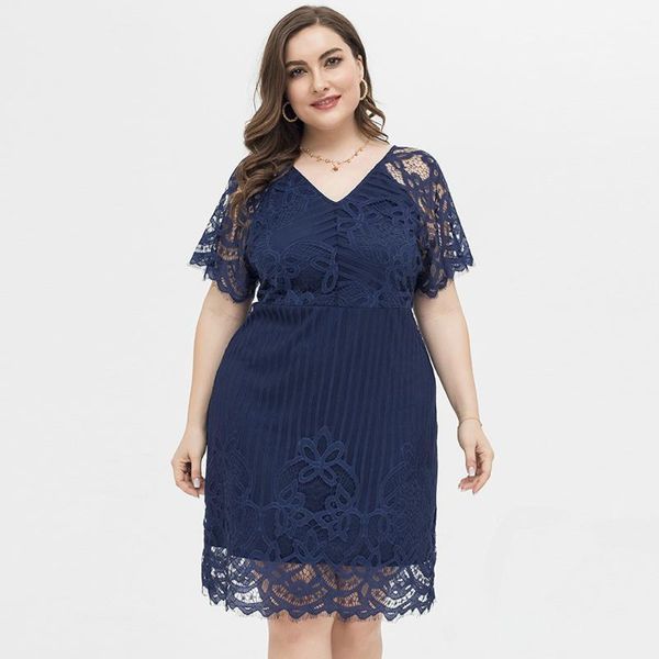 plus size dresses 2021 women evening dress solid blue short sleeve curve larges big v-neck party clothes casual wear for female, Black
plus size dresses 2021 women evening dress solid blue short sleeve curve larges big v-neck party clothes casual wear for female, Black