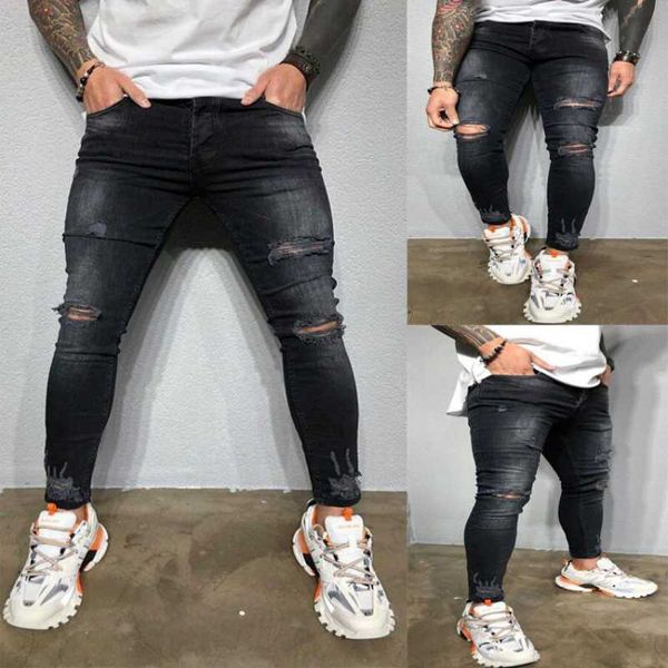men's jeans men hip hop skinny pencil pants slim fashion biker denim male street casual party multi-pocket cowboy man 2021, Blue 
men's jeans men hip hop skinny pencil pants slim fashion biker denim male street casual party multi-pocket cowboy man 2021, Blue