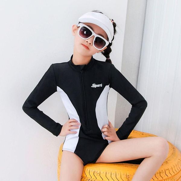 children's one piece swimsuit sport girls protection beach bathing suit patchwork water monokini long sleeve rashguards one-piece suits
children's one piece swimsuit sport girls protection beach bathing suit patchwork water monokini long sleeve rashguards one-piece suits