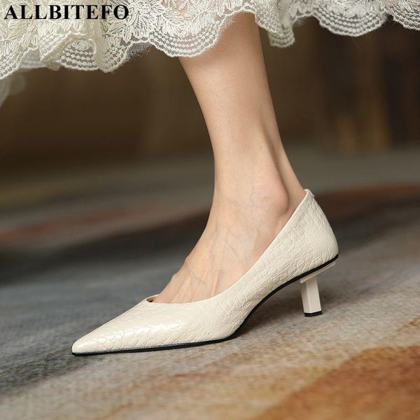 dress shoes allbitefo pointed toe full genuine leather women heels spring fashion girls party dance kitten, Black
dress shoes allbitefo pointed toe full genuine leather women heels spring fashion girls party dance kitten, Black