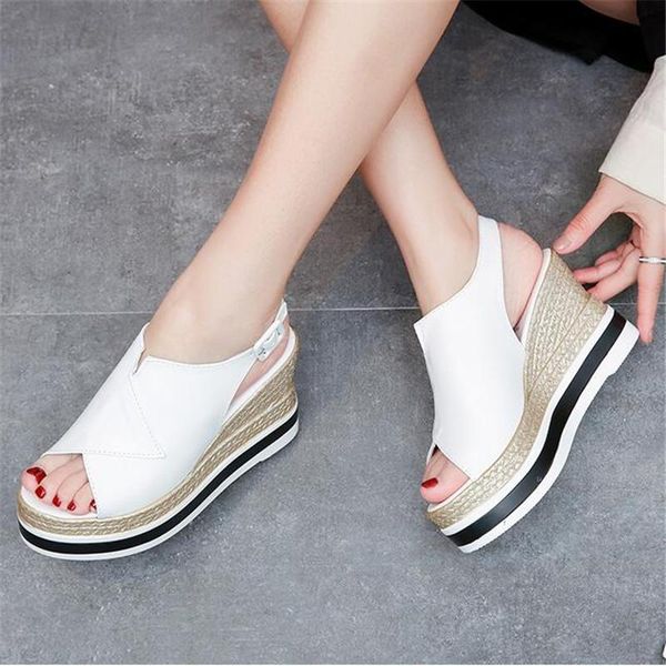 black white women weave wedge sandals summer female peep toe back strap gladiator platform shoes ladies high heels
black white women weave wedge sandals summer female peep toe back strap gladiator platform shoes ladies high heels