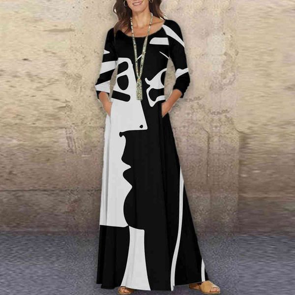 dresses women elegant o-neck print maxi party autumn vintage long sleeve a-line es female 5xl casual loose vestido uaqr 5hsl, Black;gray
dresses women elegant o-neck print maxi party autumn vintage long sleeve a-line es female 5xl casual loose vestido uaqr 5hsl, Black;gray