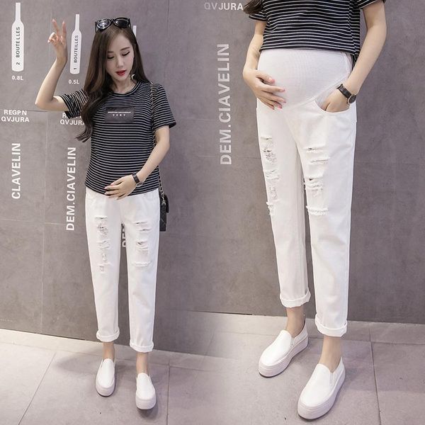 maternity bottoms white jeans hole denim clothing pants for pregnant women nursing trousers pregnancy overalls long prop belly legging
maternity bottoms white jeans hole denim clothing pants for pregnant women nursing trousers pregnancy overalls long prop belly legging