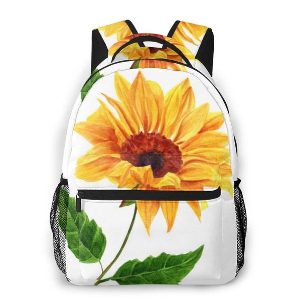 backpack 2021 watercolor yellow sunflower with green leaves school bag men backbag travel daypacks male leisure women
backpack 2021 watercolor yellow sunflower with green leaves school bag men backbag travel daypacks male leisure women