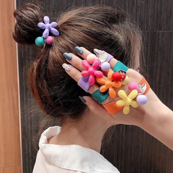 elastic rubber bands ring girl hair band women hair accessories new cute flower candy color hair rope circle, Silver
elastic rubber bands ring girl hair band women hair accessories new cute flower candy color hair rope circle, Silver