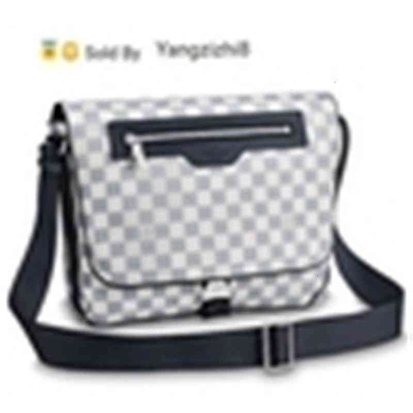 yangzizhi8 real n40019 matchpoint messenger classic men white 2019 caviar lambskin le boy chain flap bag handbags shoulder messenger bags, Black;red