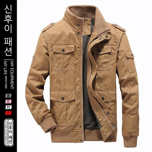 men's jackets autumn military tactical men jacket 100% cotton pilot flight cargo coat male for winter bomber big size m-6xl, Black;brown
men's jackets autumn military tactical men jacket 100% cotton pilot flight cargo coat male for winter bomber big size m-6xl, Black;brown