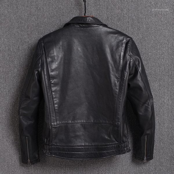 men's leather & faux 2021 genuine cow jacket men vintage spring autumn short cowhide coat real jackets veste moto homme 18-25a kj2316, Black
men's leather & faux 2021 genuine cow jacket men vintage spring autumn short cowhide coat real jackets veste moto homme 18-25a kj2316, Black