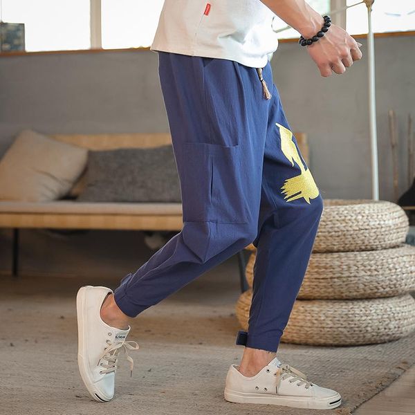 men's pants cotton linen men harem multi-pocket man casual beading wide leg loose trousers male jogger 2021 harajuku style, Black
men's pants cotton linen men harem multi-pocket man casual beading wide leg loose trousers male jogger 2021 harajuku style, Black