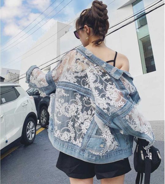women's jackets korean fashion embroidery lace patchwork jeans jacket women summer ripped fringe denim chaquetas tejanas 92xs, Black;brown
women's jackets korean fashion embroidery lace patchwork jeans jacket women summer ripped fringe denim chaquetas tejanas 92xs, Black;brown