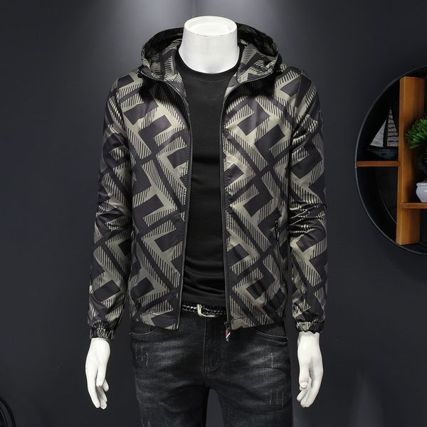 the fine fleece hoodies spring men's hooded jacket fashion slim trend youth printed coat, Black
the fine fleece hoodies spring men's hooded jacket fashion slim trend youth printed coat, Black