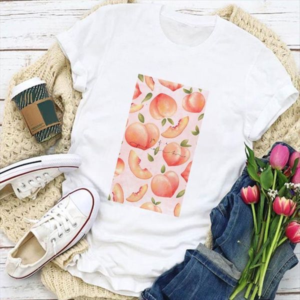 kawaii fruit cute print women summer fashion casual o neck short sleeve tee, White
kawaii fruit cute print women summer fashion casual o neck short sleeve tee, White