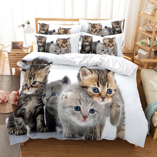 bedding sets cute kitten duvet cover set 3d digital printing bed linen fashion design comforter
bedding sets cute kitten duvet cover set 3d digital printing bed linen fashion design comforter