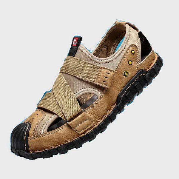 sandals summer leather men's handmade classic men walking beach sandalias outdoor roman hollow drive casual shoes, Black
sandals summer leather men's handmade classic men walking beach sandalias outdoor roman hollow drive casual shoes, Black