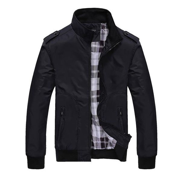 men's jackets airgracias autumn product bomber jacket fashion casual stand collar solid color zipper pocket, Black;brown
men's jackets airgracias autumn product bomber jacket fashion casual stand collar solid color zipper pocket, Black;brown