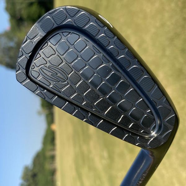 complete set of clubs golf irons black zodia (4 5 6 7 8 9 p ) with stiff steel shaft