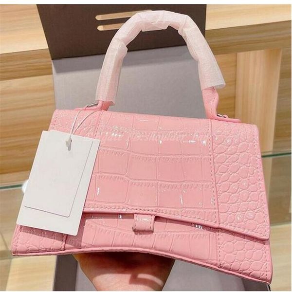 2021 Luxurys Famous Designers Women Shoulder Bag Purse Toiletry Alligator Hourglass Handbags Totes Handbag Purses Classic Crossbody Bags Crocodile Lady Tote pink, Grey
2021 Luxurys Famous Designers Women Shoulder Bag Purse Toiletry Alligator Hourglass Handbags Totes Handbag Purses Classic Crossbody Bags Crocodile Lady Tote pink, Grey