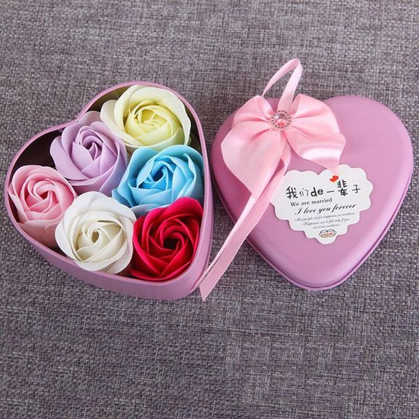 decorative flowers & wreaths 6pcs portable rose flower scented bath soap petals gift w/ heart shape box
decorative flowers & wreaths 6pcs portable rose flower scented bath soap petals gift w/ heart shape box