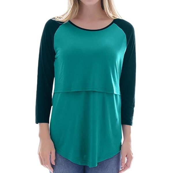 maternity & tees women crew neck soft comfortable pullover solid long sleeve casual summer babysister nightdress nursing shirt home, White
maternity & tees women crew neck soft comfortable pullover solid long sleeve casual summer babysister nightdress nursing shirt home, White