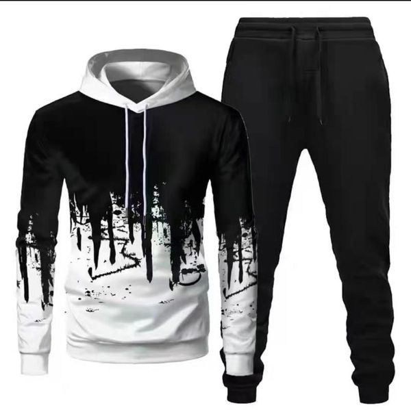 jogging clothing fashion men's hooded suit digital printing plush sweater, Black;red
jogging clothing fashion men's hooded suit digital printing plush sweater, Black;red