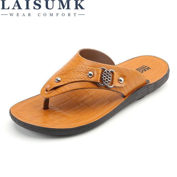 slippers laisumk men 2021 beach shoes flip flop summer flat slides footwear soft sandal flops, Black
slippers laisumk men 2021 beach shoes flip flop summer flat slides footwear soft sandal flops, Black