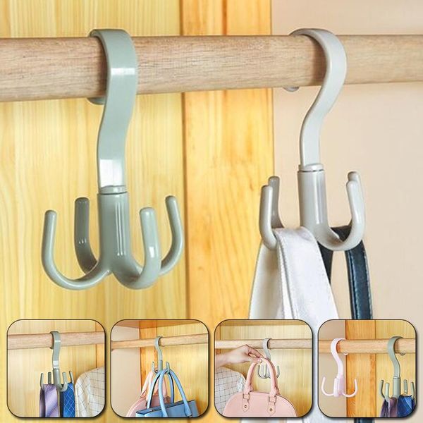 hooks & rails 2pcs rotating four-claw hook multifunctional wardrobe bag storage nail-plastic tie hanger creative household coat
hooks & rails 2pcs rotating four-claw hook multifunctional wardrobe bag storage nail-plastic tie hanger creative household coat
