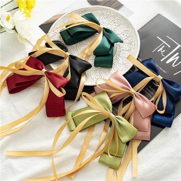 korean oversize bow hair clip for women girls satin trendy ladies hairpins cute spring barrettes headwear accessories, Slivery;white
korean oversize bow hair clip for women girls satin trendy ladies hairpins cute spring barrettes headwear accessories, Slivery;white
