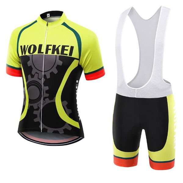 racing sets wolfkei short sleeve cycling jersey and bib shorts for summer race ropa ciclismo mtb or road bike kit, Black;blue
racing sets wolfkei short sleeve cycling jersey and bib shorts for summer race ropa ciclismo mtb or road bike kit, Black;blue