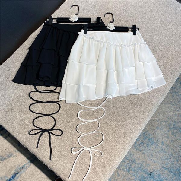 skirts 2021 design tie bow pleated high waist chiffon skirt 0304, Black
skirts 2021 design tie bow pleated high waist chiffon skirt 0304, Black