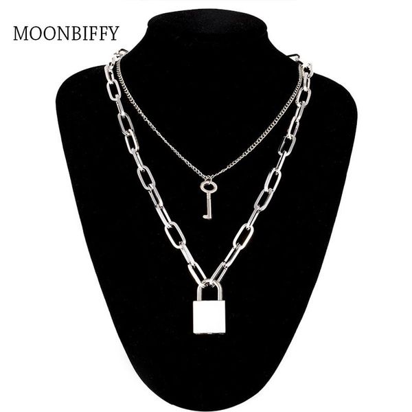 chokers lock chain necklace with a padlock pendants women men punk jewelry on the neck 2021 grunge aesthetic accessories, Golden;silver
chokers lock chain necklace with a padlock pendants women men punk jewelry on the neck 2021 grunge aesthetic accessories, Golden;silver