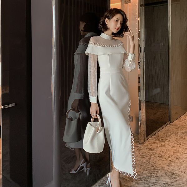 thin female fashion elegant perspective formal arrival lady party white girl beautiful pencil dress, Black;gray
thin female fashion elegant perspective formal arrival lady party white girl beautiful pencil dress, Black;gray