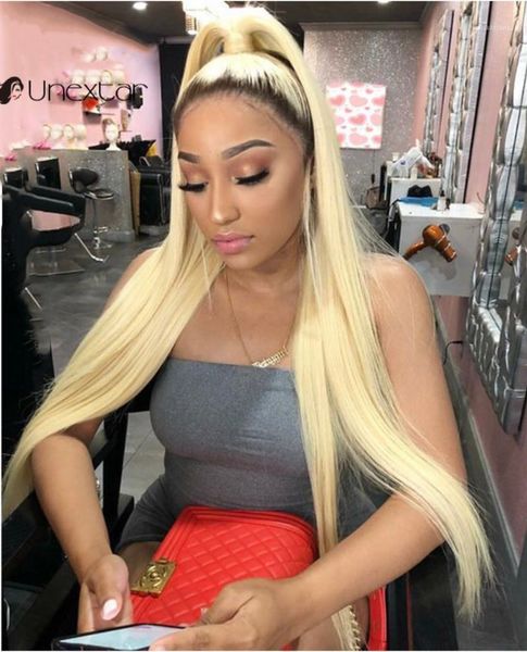 unextar straight 613 blonde lace human middle part hair wigs brazilian remy pre plucked hairline 180 density wig1, Black;brown
unextar straight 613 blonde lace human middle part hair wigs brazilian remy pre plucked hairline 180 density wig1, Black;brown