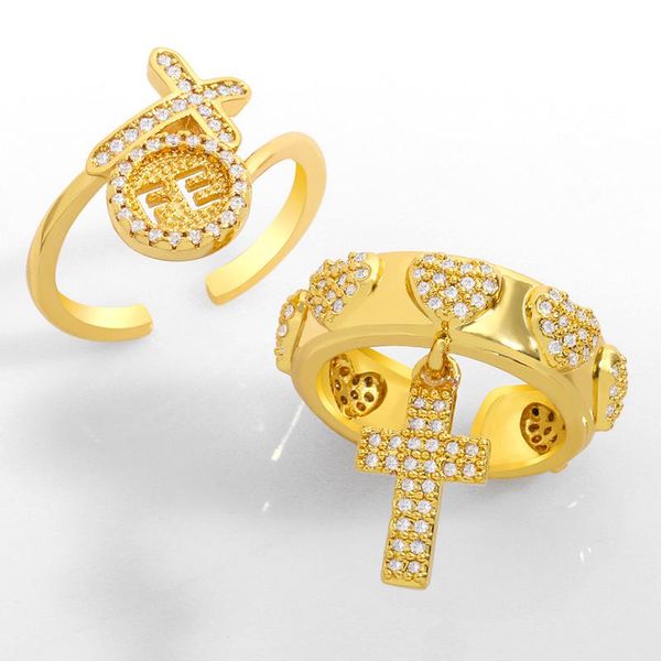 flola gold vermeil heart cross open rings for women cz micro pave stone round cuff ring adjustable cubic zirconia jewelry rigk14, Golden;silver
flola gold vermeil heart cross open rings for women cz micro pave stone round cuff ring adjustable cubic zirconia jewelry rigk14, Golden;silver