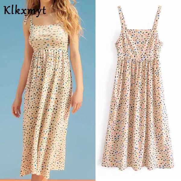 klkxmyt za long dress women print sling midi summer dresses woman ruched sleeveless beach casual women's 210527, Black;gray
klkxmyt za long dress women print sling midi summer dresses woman ruched sleeveless beach casual women's 210527, Black;gray