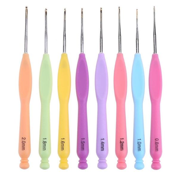sewing notions & tools 8pcs aluminum knitting needle plastic handle yarn stitching weave crochet hooks kit diy sweater hat scarf weaving, Black
sewing notions & tools 8pcs aluminum knitting needle plastic handle yarn stitching weave crochet hooks kit diy sweater hat scarf weaving, Black