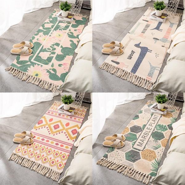 carpets retro carpet linen bedside rug geometric living room tassel floor mat bedroom for home decoration
carpets retro carpet linen bedside rug geometric living room tassel floor mat bedroom for home decoration